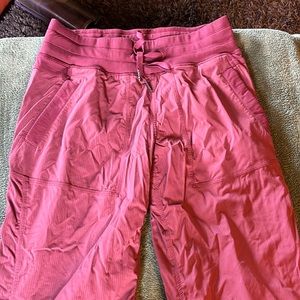 Lululemon Dance Studio Pants II Lined. Maroon